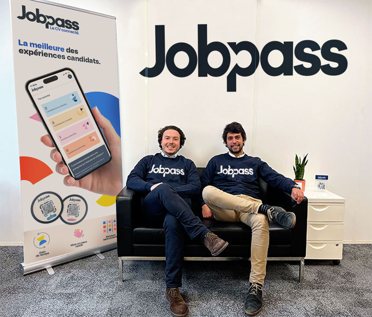 Pierre-Yves Tual & Paul Lefizelier, co-fondateurs de JobPass